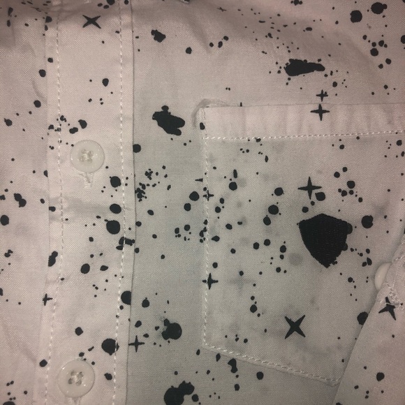 White and Black Boys Button Down - Picture 5 of 5